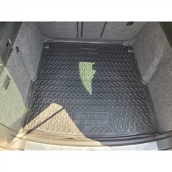 Килимки багажнику поліуретанові універсал  SKODA (Шкода) SuperB (2008>) - 1
