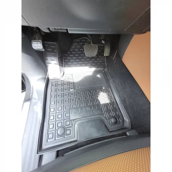 Polyurethane interior mats INFINITI Z62 (QX80) (2018-) (5-7місць) - 3