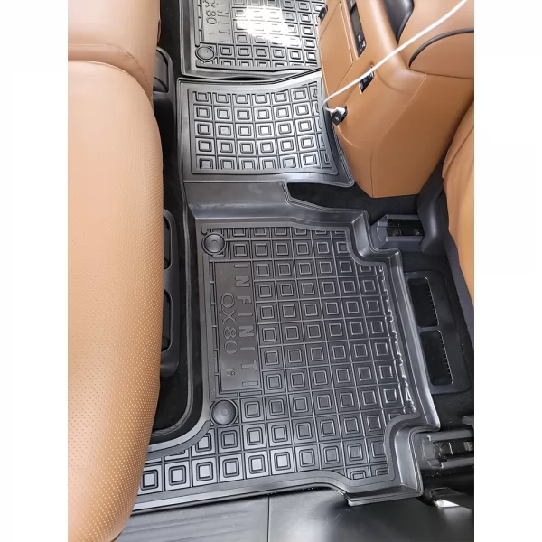 Polyurethane interior mats INFINITI Z62 (QX80) (2018-) (5-7місць) - 8