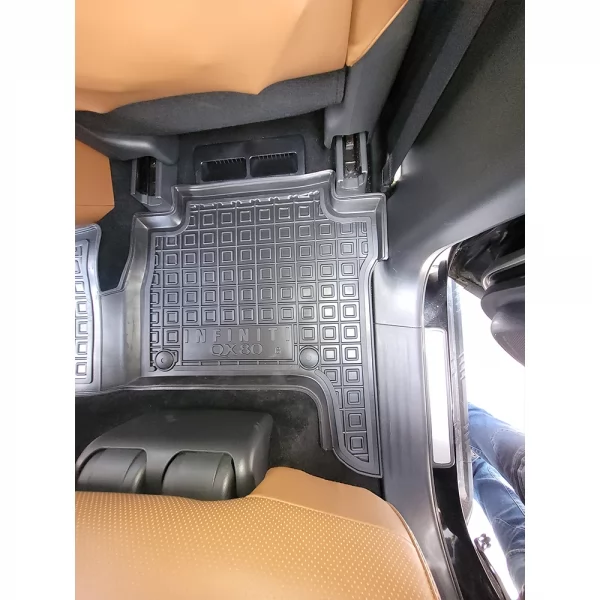 Polyurethane interior mats INFINITI Z62 (QX80) (2018-) (5-7місць) - 9