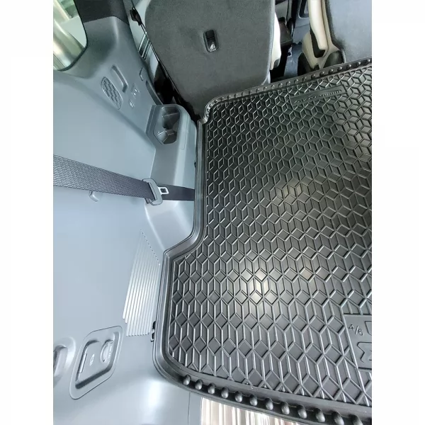 Килимки багажнику поліуретанові (6місць) (великий) KIA (КІА) EV9-(6місць) - 4