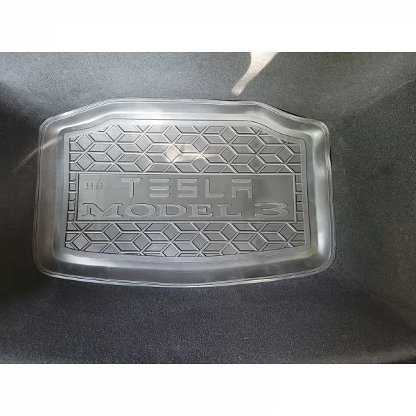 Килимки багажнику поліуретанові задній (нижня ніша) TESLA (Тесла) Model 3 (2017-2022) - 2