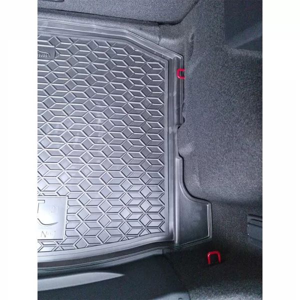 Килимки багажнику поліуретанові ДВЗ/Hybrid хетчбек №1 однорівневий SEAT (Сеат) Leon (2021>) - 4