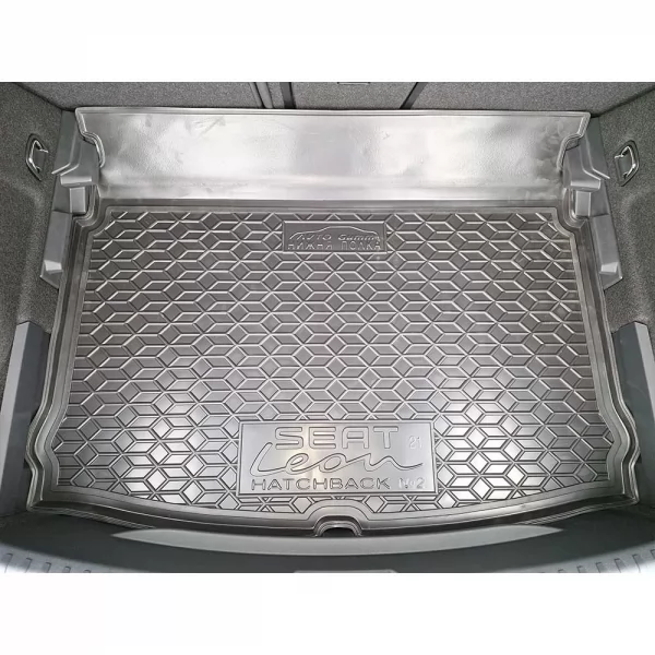 Килимки багажнику поліуретанові хетчбек №2 дворівневий (нижня полка) SEAT (Сеат) Leon (2021>) - 6