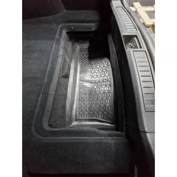 Килимки багажнику поліуретанові задній (нижня ніша) TESLA (Тесла) Model S (2012-2020) - 5