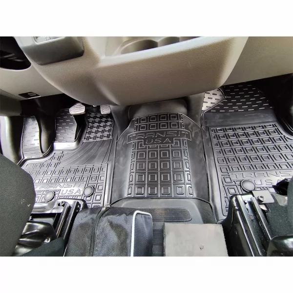 Килимки салону поліуретанові  FORD (Форд) Transit 1+1 (2014>) (USA) - 2