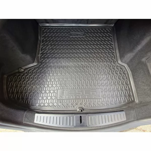 Килимки багажнику поліуретанові задній великий TESLA (Тесла) Model S (2021>)
