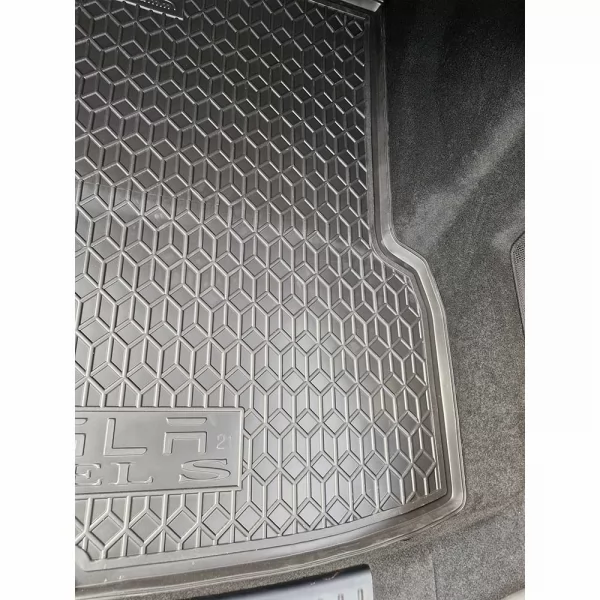 Килимки багажнику поліуретанові задній великий TESLA (Тесла) Model S (2021>) - 8