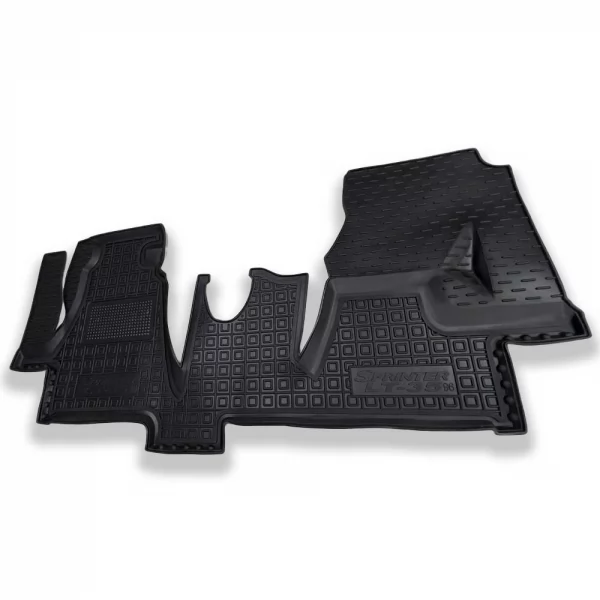 Polyurethane interior mats solid MERCEDES Sprinter (W901) (1995-2000)  - 1