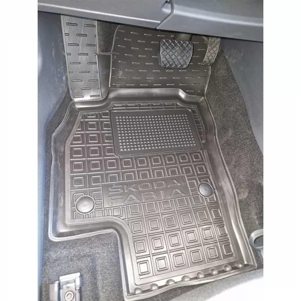 Килимки салону поліуретанові SKODA (Шкода) Fabia lV (2021>)