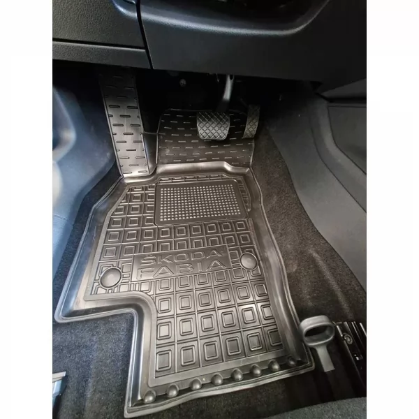 Килимки салону поліуретанові SKODA (Шкода) Fabia lV (2021>) - 2