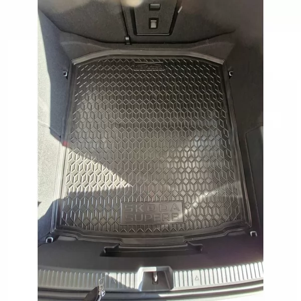 Килимки багажнику поліуретанові SKODA (Шкода) SuperB IV (2024>) - 2