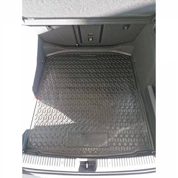 Килимки багажнику поліуретанові SKODA (Шкода) SuperB IV (2024>) - 3