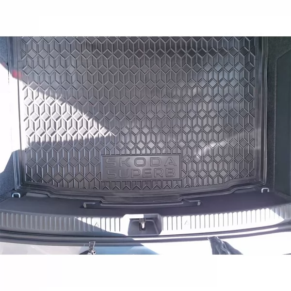 Килимки багажнику поліуретанові SKODA (Шкода) SuperB IV (2024>) - 9