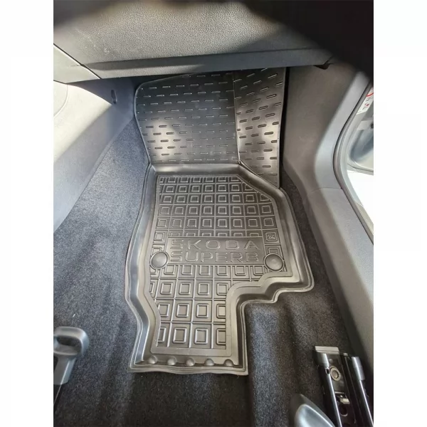 Килимки салону поліуретанові  SKODA (Шкода) SuperB IV (2024>) - 4
