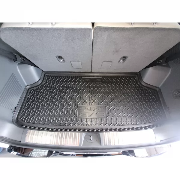 Килимки багажнику поліуретанові (6місць) (малий) KIA (КІА) EV9-(6місць) - 1