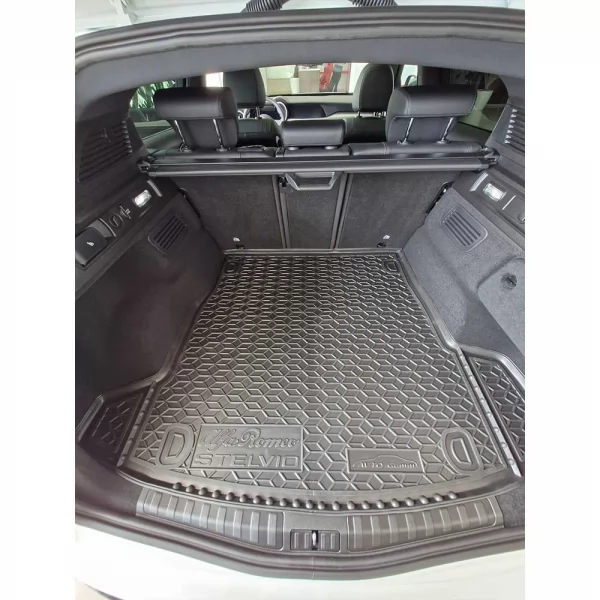 Килимки багажнику поліуретанові (без сабвуфера 2 вуха) ALFA ROMEO (Альфа Ромео) Stelvio (2017>) - 1