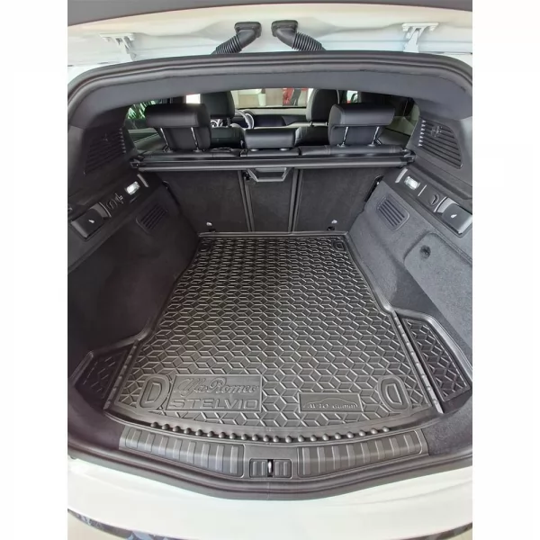 Килимки багажнику поліуретанові (без сабвуфера 2 вуха) ALFA ROMEO (Альфа Ромео) Stelvio (2017>) - 2