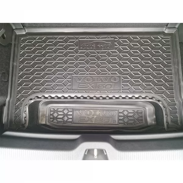 Килимки багажнику поліуретанові (нп+ ніша)  VOLVO (Вольво) EX30 (2023>) - 1