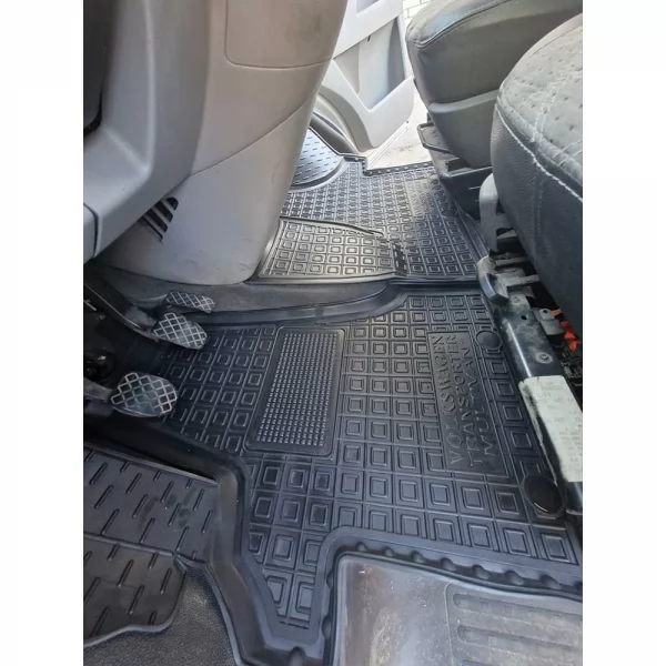 Килимки салону полiуритановi VW (ФольксВаген) T 5 (2010>) Transporter 1+1 - 3