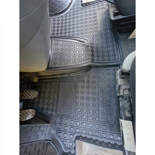 Килимки салону полiуритановi VW (ФольксВаген) T 5 (2010>) Transporter 1+1 - 4