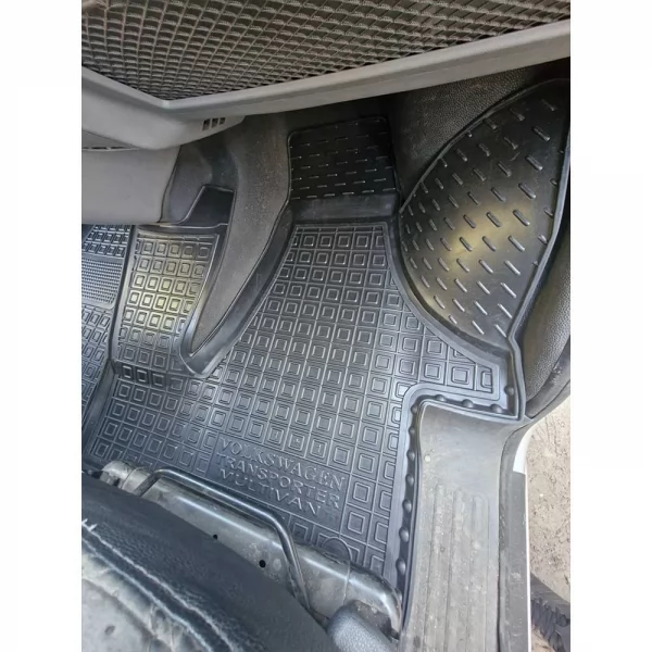 Килимки салону полiуритановi VW (ФольксВаген) T 5 (2010>) Transporter 1+1 - 7