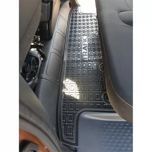 Килимки салону полiуритановi (двоє бічних дверей) RENAULT (Рено) Trafic lll (2015>) (2-й ряд)