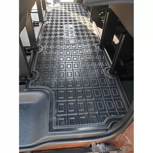 Килимки салону полiуритановi  (двоє бічних дверей) RENAULT (Рено) Trafic lll (2015>) (3-й ряд)