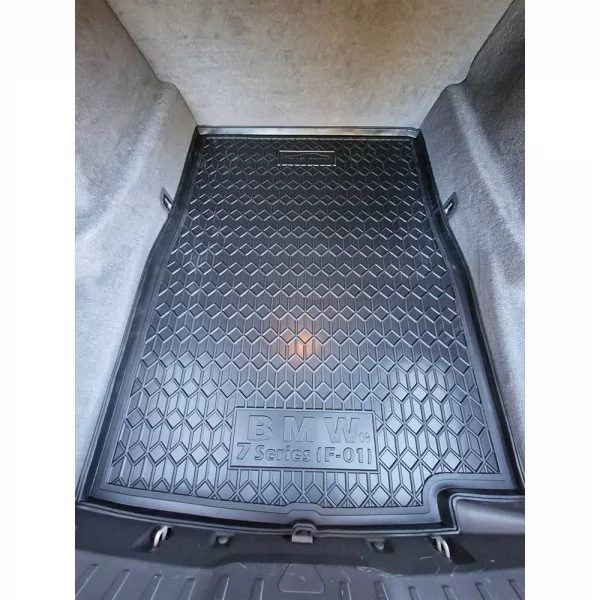 Polyurethane trunk mats BMW 7-series F01 (2008-2015)  - 1