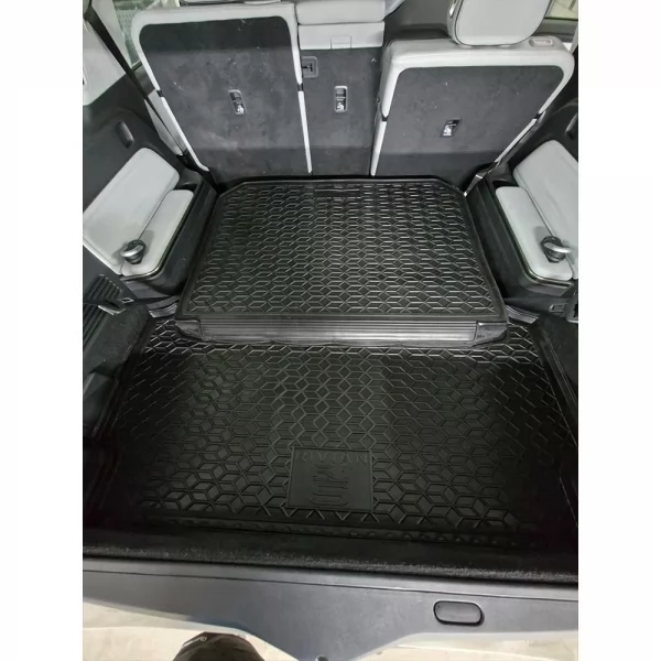 Килимок багажнику полiуритановий (задній) RIVIAN R1/S (2021>) (7місць)  - 4