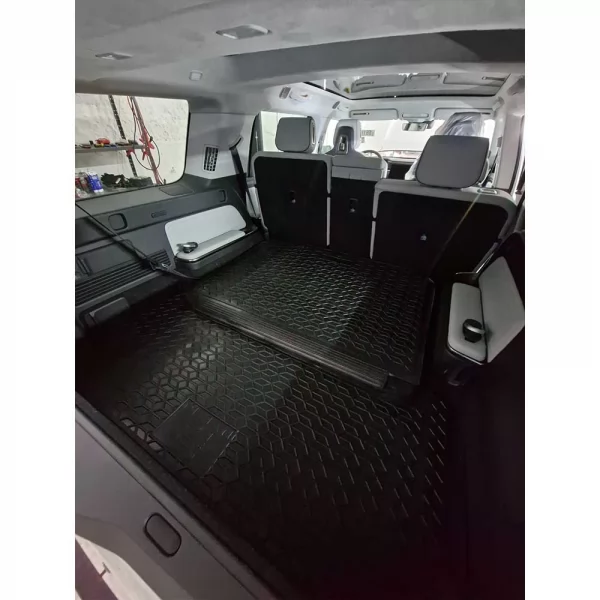 Килимок багажнику полiуритановий (задній) RIVIAN R1/S (2021>) (7місць)  - 8