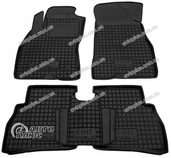 Polyurethane interior mats FIAT Doblo (2010>)