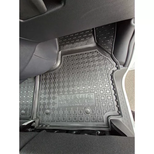 Килимки салону полiуритановi RENAULT (Рено) Trafic (2021-) 1+2 (вантажний, пасажирський) - 3
