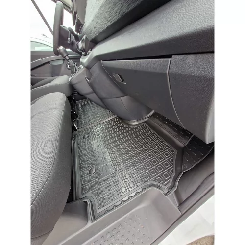 Килимки салону полiуритановi RENAULT (Рено) Trafic (2021-) 1+2 (вантажний, пасажирський) - 7