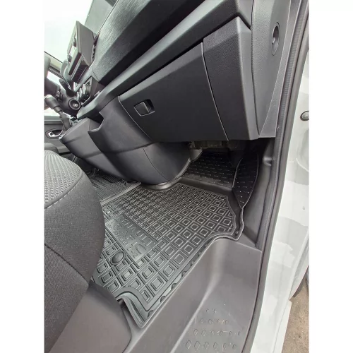 Килимки салону полiуритановi RENAULT (Рено) Trafic (2021-) 1+2 (вантажний, пасажирський) - 8