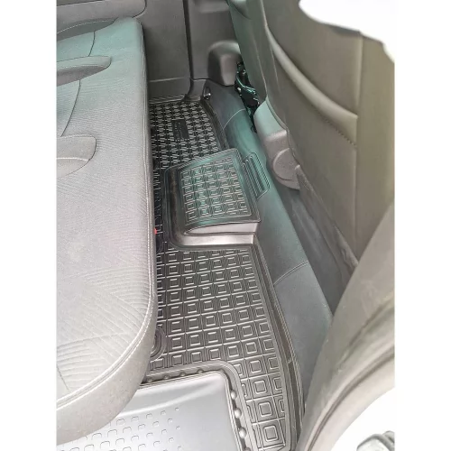 Килимки салону полiуритановi 2-3 ряд RENAULT (Рено) Trafic (2021-) 1+2 (вантажний, пасажирський)