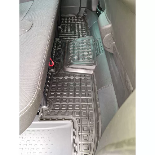 Килимки салону полiуритановi 2-3 ряд RENAULT (Рено) Trafic (2021-) 1+2 (вантажний, пасажирський) - 1