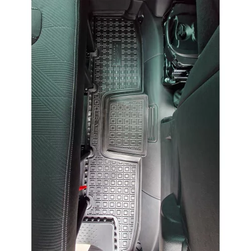 Килимки салону полiуритановi 2-3 ряд RENAULT (Рено) Trafic (2021-) 1+2 (вантажний, пасажирський) - 3