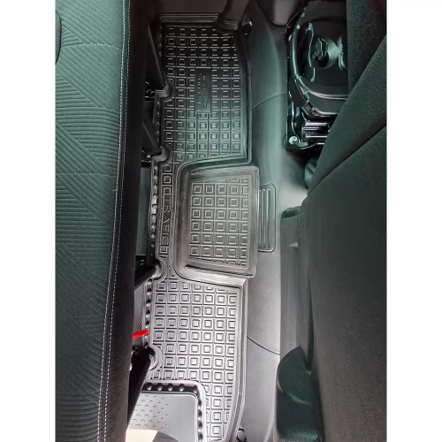 Килимки салону полiуритановi 2-3 ряд RENAULT (Рено) Trafic (2021-) 1+2 (вантажний, пасажирський) - 4