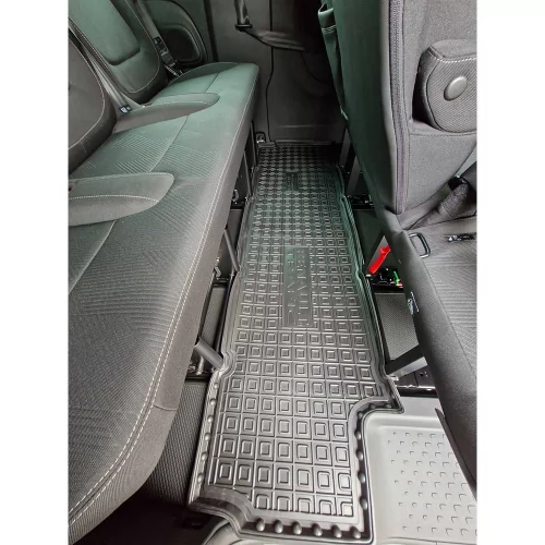 Килимки салону полiуритановi 2-3 ряд RENAULT (Рено) Trafic (2021-) 1+2 (вантажний, пасажирський) - 5