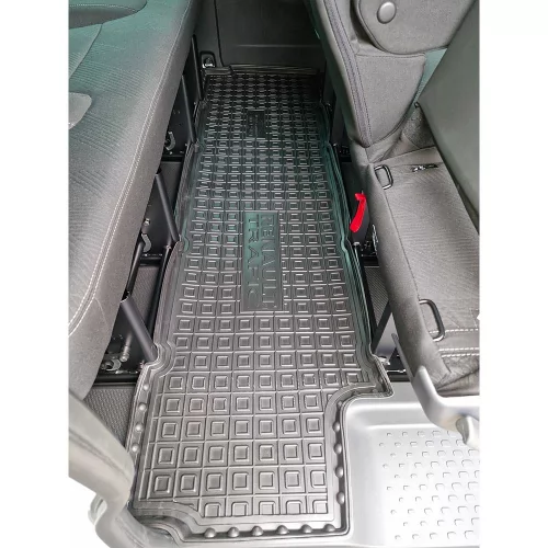 Килимки салону полiуритановi 2-3 ряд RENAULT (Рено) Trafic (2021-) 1+2 (вантажний, пасажирський) - 9