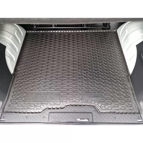 Килимки багажнику полiуритановий  RENAULT (Рено) Trafic (2021-) 1+2 (вантажний, пасажирський) - 8