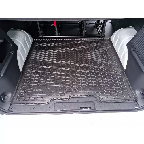 Килимки багажнику полiуритановий  RENAULT (Рено) Trafic (2021-) 1+2 (вантажний, пасажирський) - 9