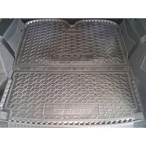 Polyurethane trunk mats (7 seats) in 2 parts PEUGEOT P 5008 (2025>) (5місць) - 3