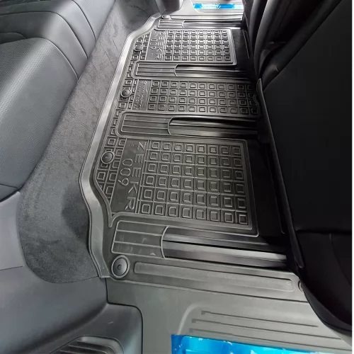 Polyurethane interior mats (2nd, 3rd row) 2-part interior (6 seats) ZEEKR 009 (2025>) (6місць)  - 7