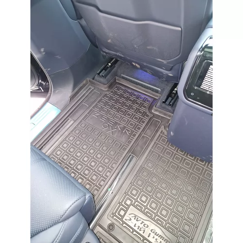 Polyurethane interior mats (2nd, 3rd row) 2-part interior ZEEKR 9X (2025-) - 3