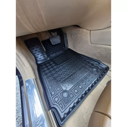 Килимки салону поліуретанові               MERCEDES (Мерседес) S - class (W 221) short (2005-2013) - 2