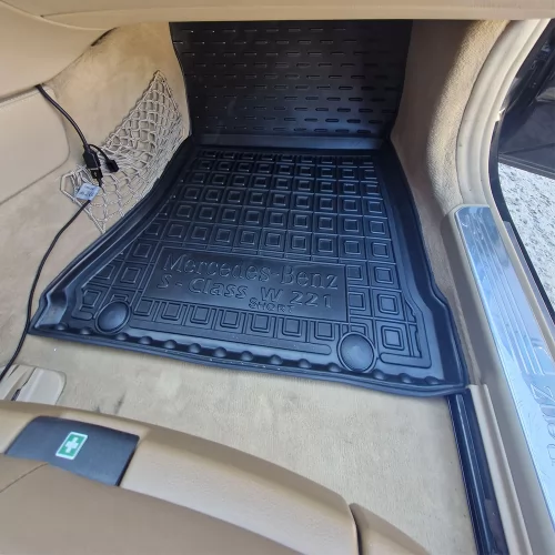 Килимки салону поліуретанові               MERCEDES (Мерседес) S - class (W 221) short (2005-2013) - 5