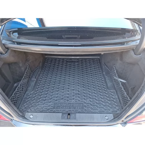 Килимки багажнику поліуретанові            MERCEDES (Мерседес) S - class (W 221) short (2005-2013) - 4