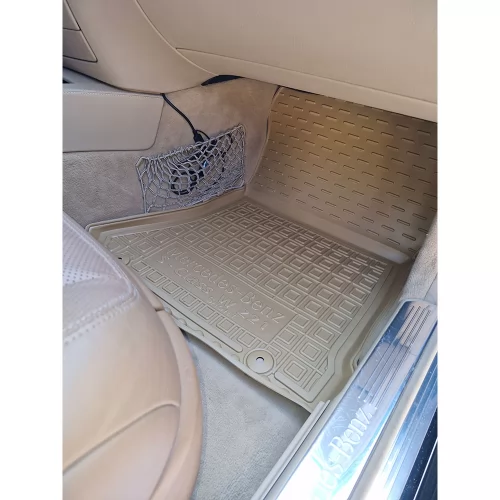 Килимки салону полiуритановi (бежеві)   MERCEDES (Мерседес) S - class (W 221) short (2005-2013) - 2